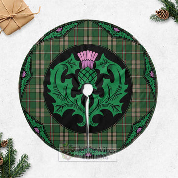 O'Neill (Neil) Tartan Christmas Tree Skirt Scottish Thistle Style