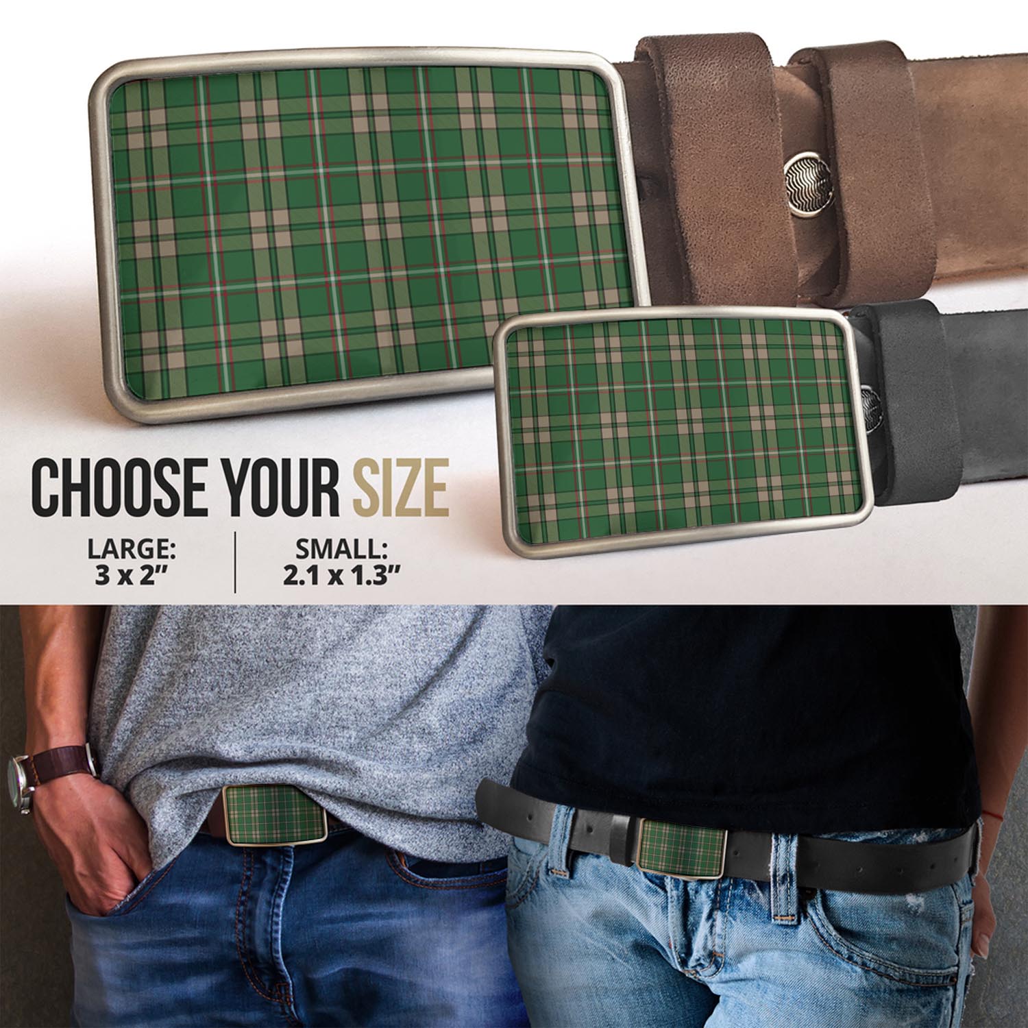 Tartan Vibes Clothing O'Neill (Neill) Modern Tartan Belt Buckles