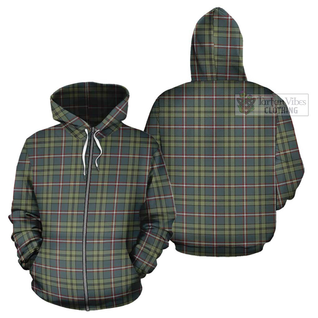 O'Neill (Neill) Weathered Tartan Cotton Hoodie Zip Hoodie - Tartan Vibes Clothing