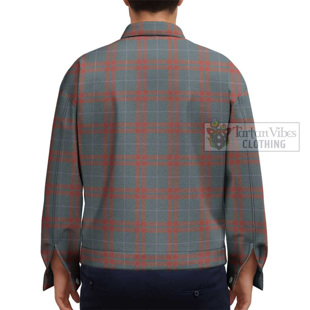 O'Neill Red (Neill Red) Weathered Tartan Unisex Lapel Cotton Jacket - Tartan Vibes Clothing