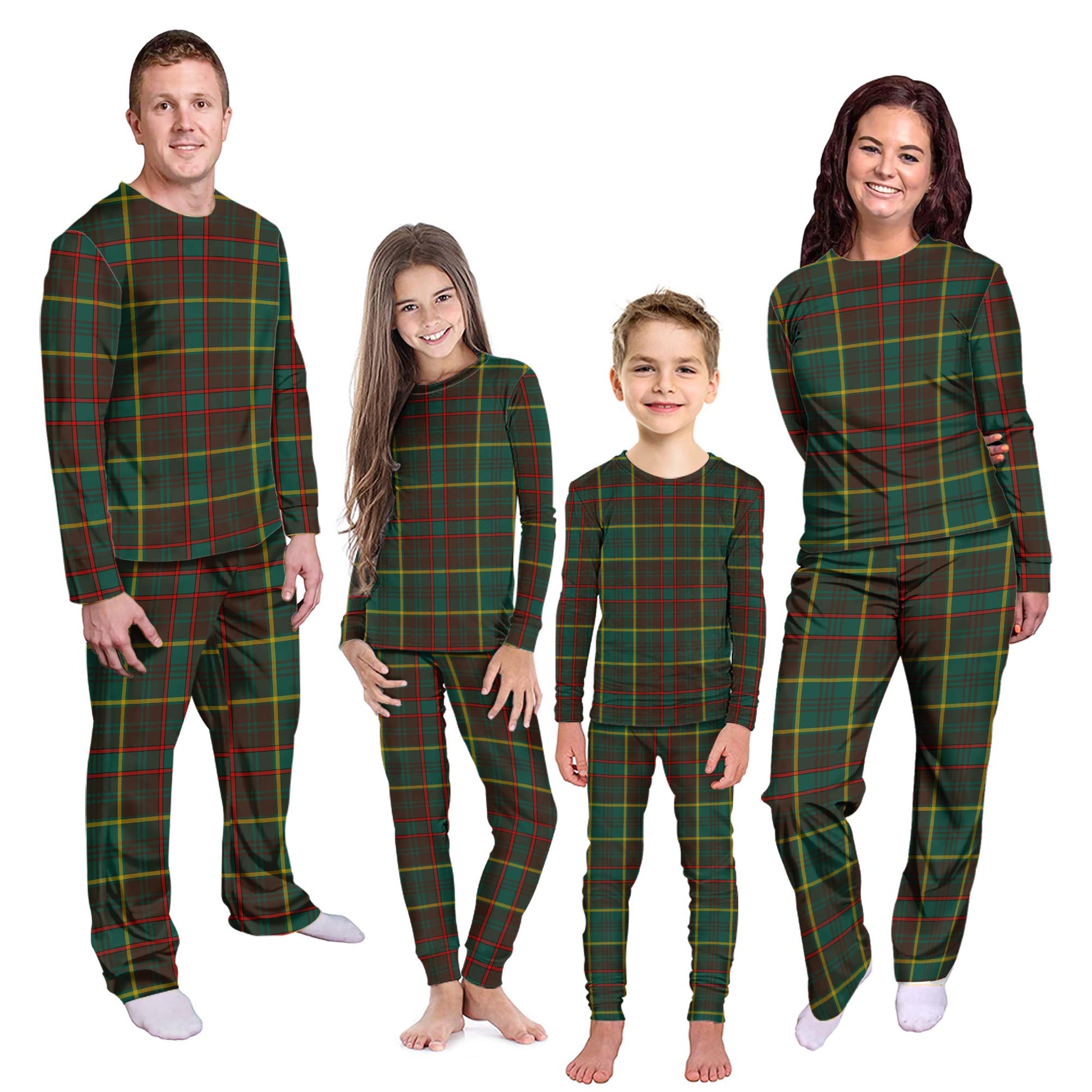 Ontario Province Canada Tartan Pajamas Family Set Kid - Tartan Vibes Clothing