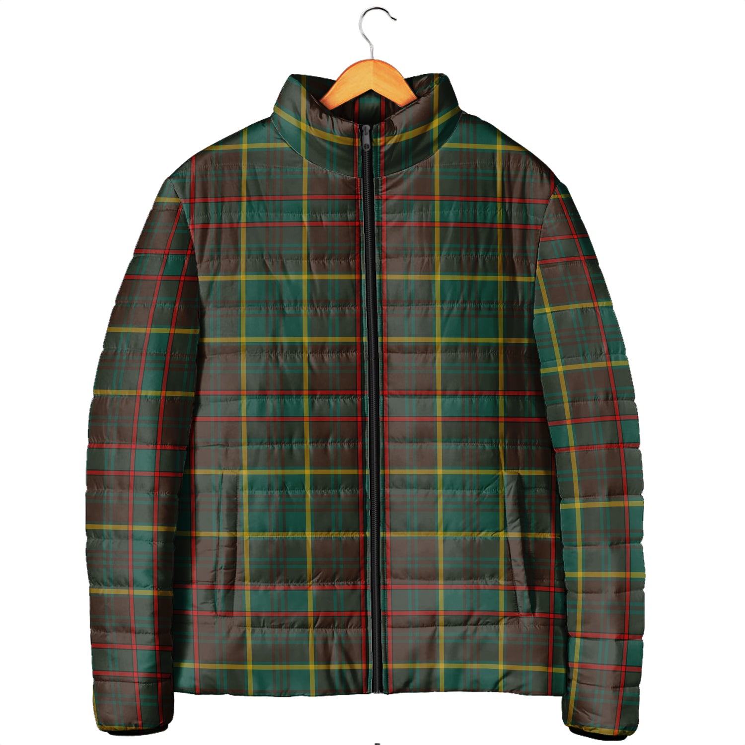 Ontario Province Canada Tartan Padded Jacket - Tartanvibesclothing