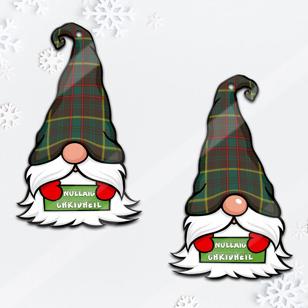 Ontario Province Canada Gnome Christmas Ornament with His Tartan Christmas Hat - Tartan Vibes Clothing