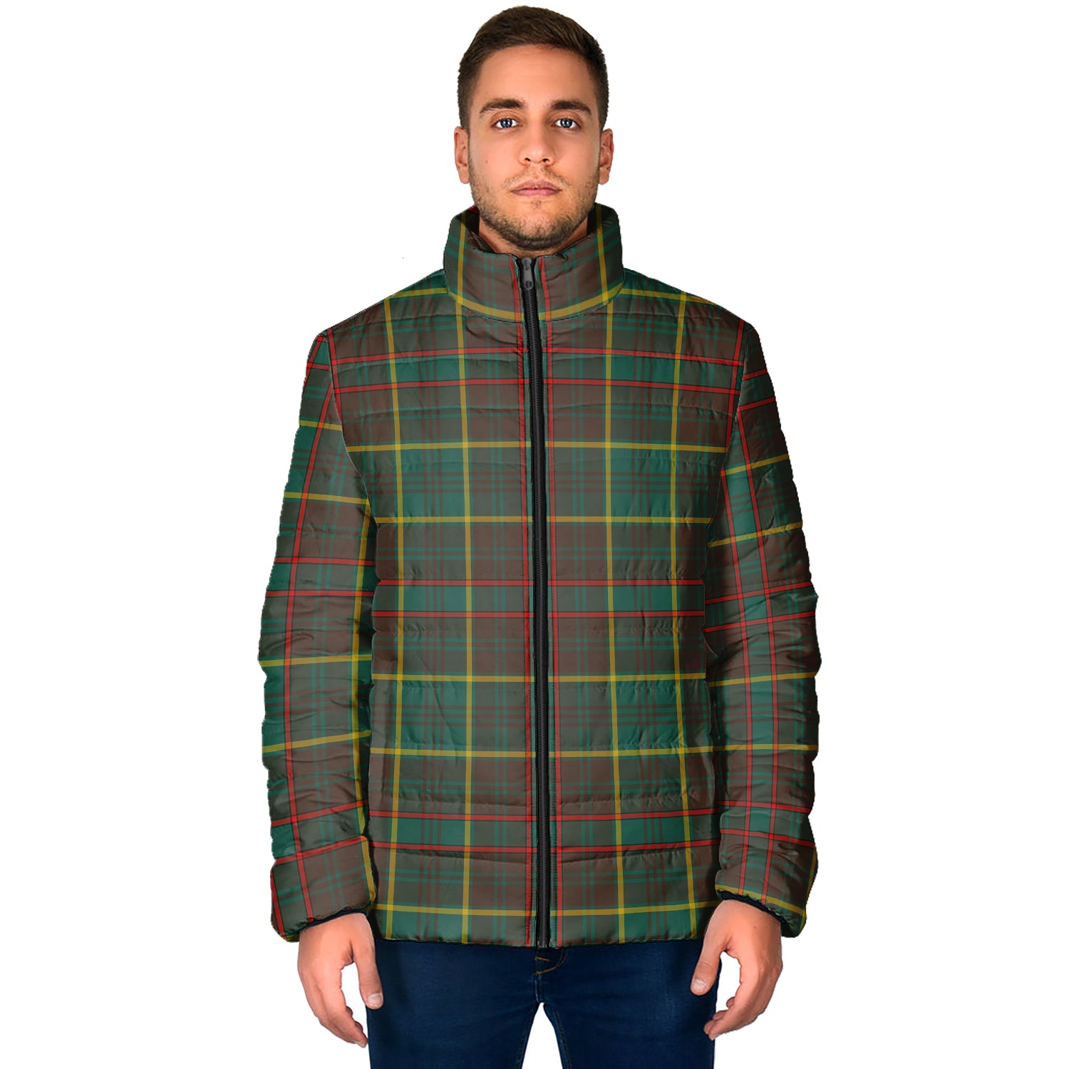 Ontario Province Canada Tartan Padded Jacket - Tartanvibesclothing