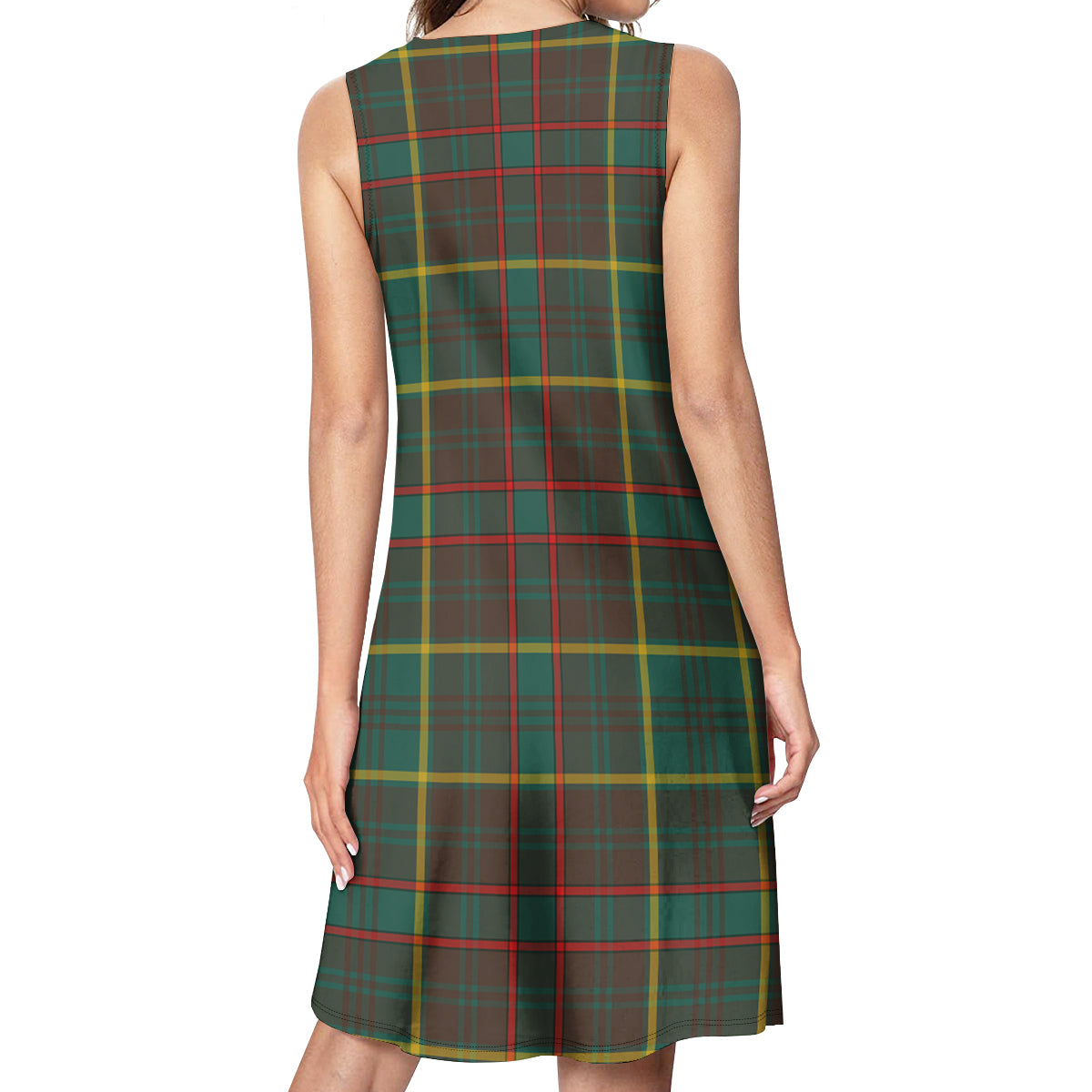 Ontario Province Canada Tartan Womens Casual Dresses - Tartanvibesclothing