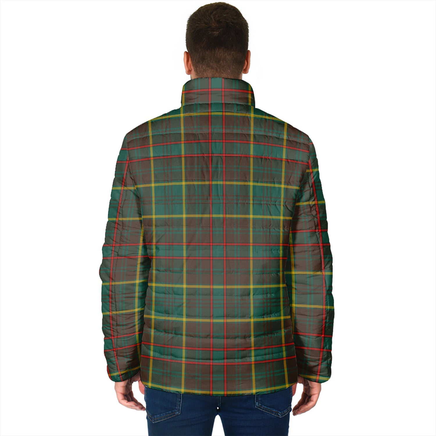 Ontario Province Canada Tartan Padded Jacket - Tartanvibesclothing