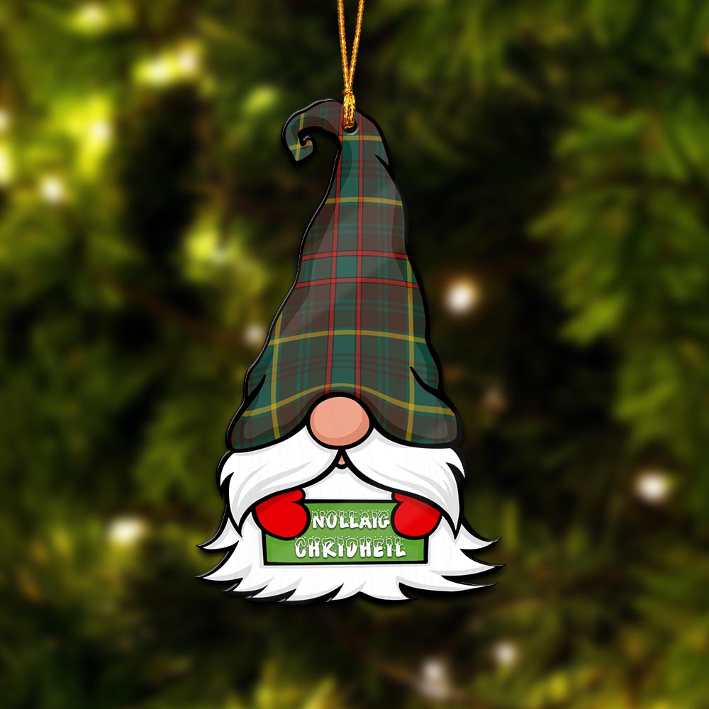 Ontario Province Canada Gnome Christmas Ornament with His Tartan Christmas Hat - Tartan Vibes Clothing