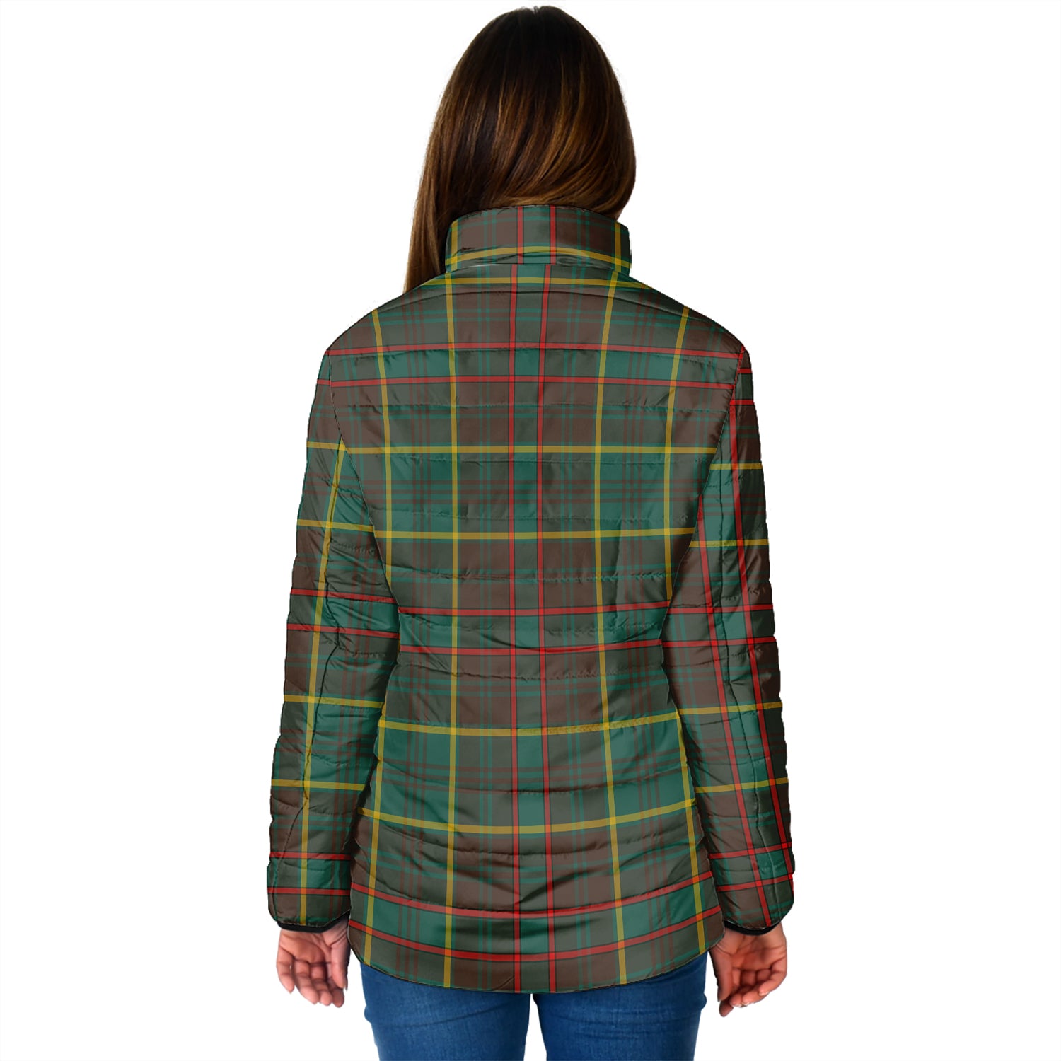 Ontario Province Canada Tartan Padded Jacket - Tartanvibesclothing