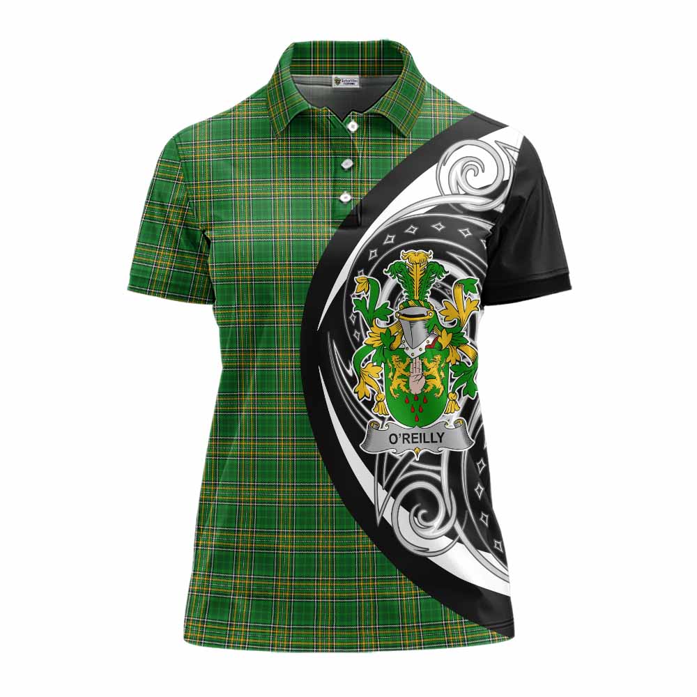O'Reilly Irish Clan Women's Polo Shirt Celtic Circle Style Women - Tartan Vibes Clothing