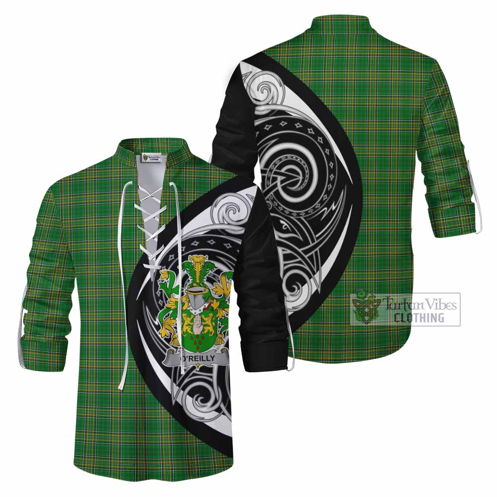 O'Reilly Irish Clan Ghillie Kilt Shirt Celtic Circle Style - Tartan Vibes Clothing
