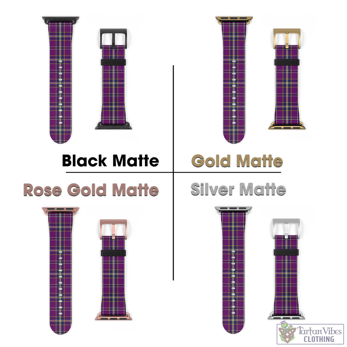 O'Riagain Tartan Watch Band 42 - 45 mm - Tartan Vibes Clothing