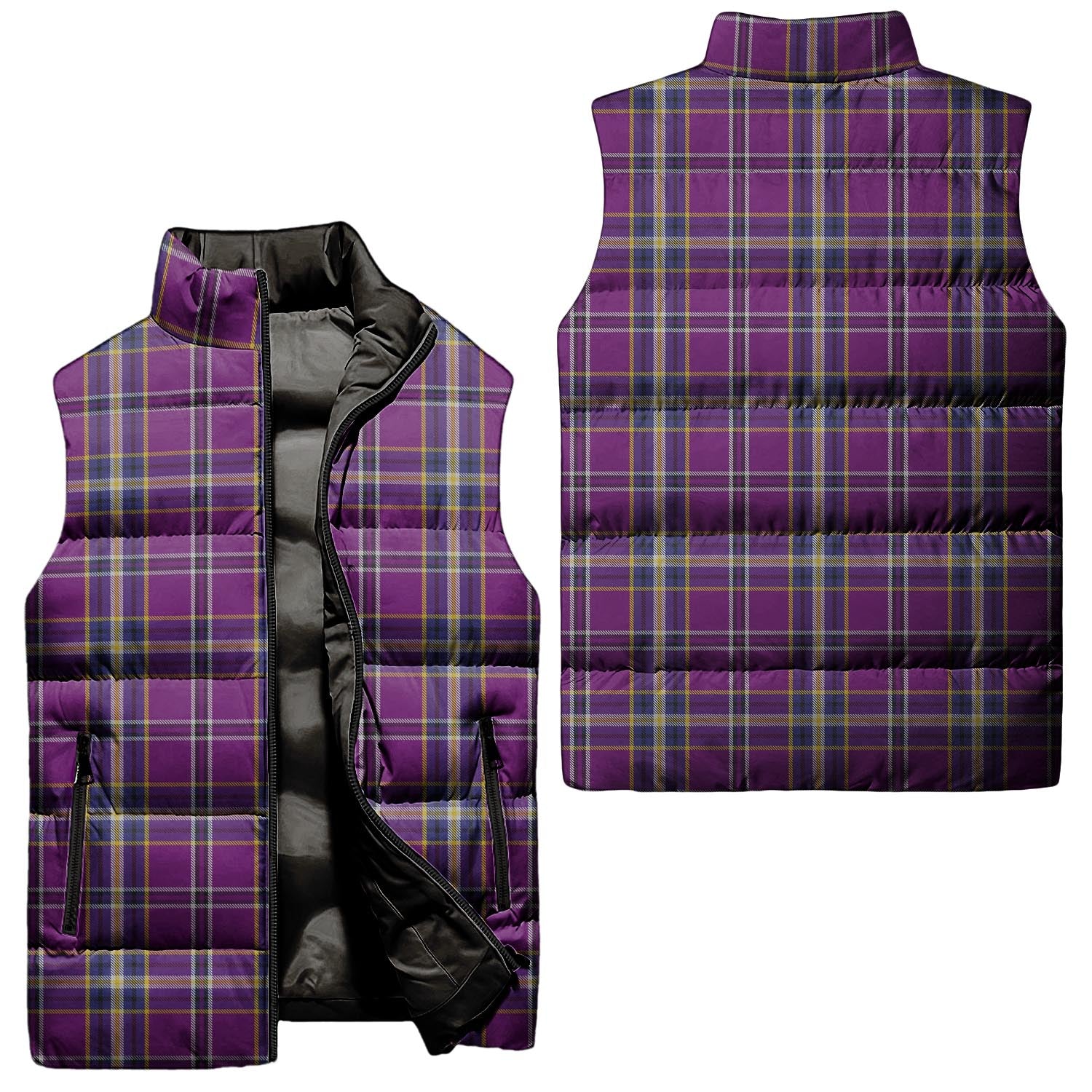 O'Riagain Tartan Sleeveless Puffer Jacket Unisex - Tartanvibesclothing