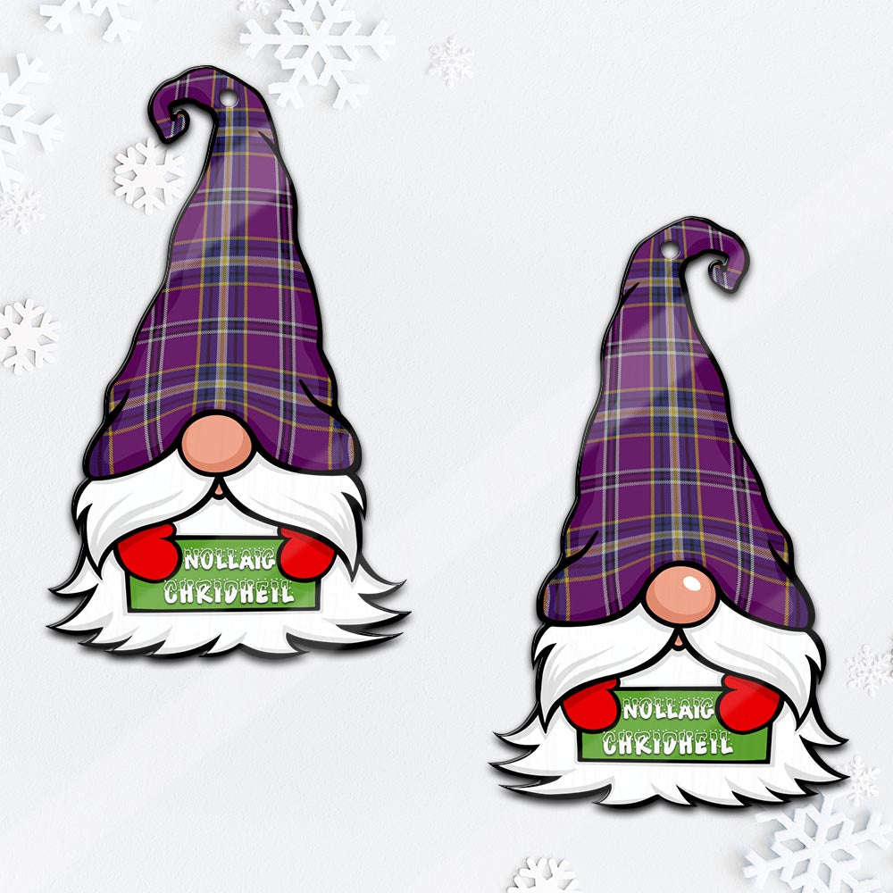 O'Riagain Gnome Christmas Ornament with His Tartan Christmas Hat - Tartan Vibes Clothing