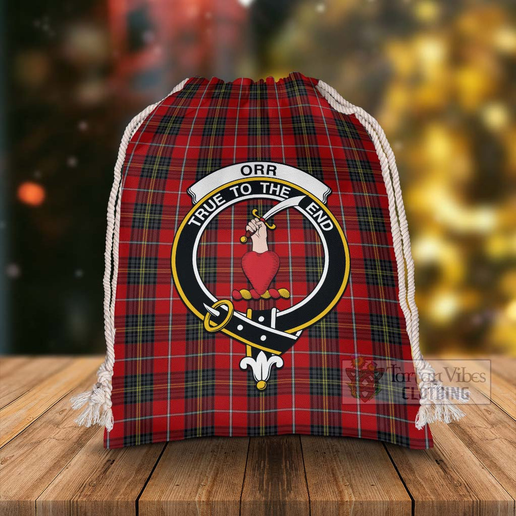 Tartan Vibes Clothing Orr Tartan Christmas Santa's Bag with Family Crest