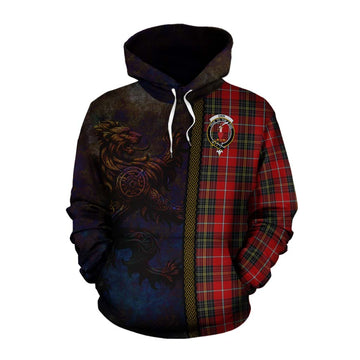 Orr Tartan Family Crest Cotton Hoodie Alba Gu Brath Be Brave Lion Ancient Style Pullover Hoodie XS - Tartan Vibes Clothing