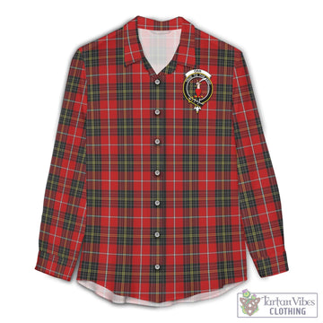 Orr Tartan Women's Casual Shirt with Family Crest