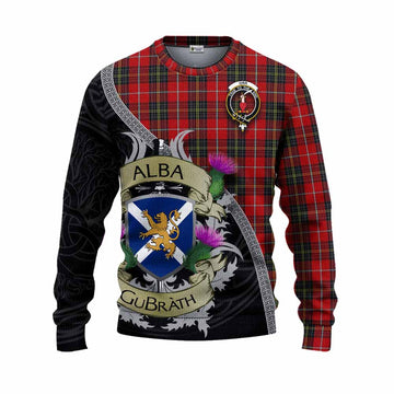 Orr Tartan Family Crest Knitted Sweater Lion Rampant Royal Thistle Shield Celtic Inspired Unisex - Tartan Vibes Clothing