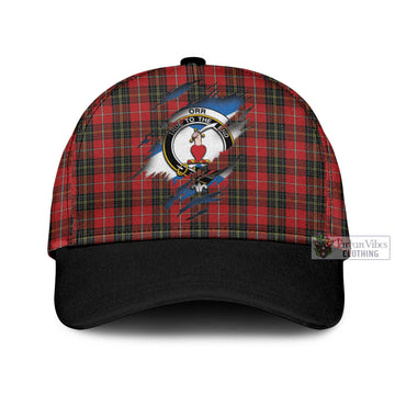 Orr Tartan Classic Cap with Family Crest In Me Style