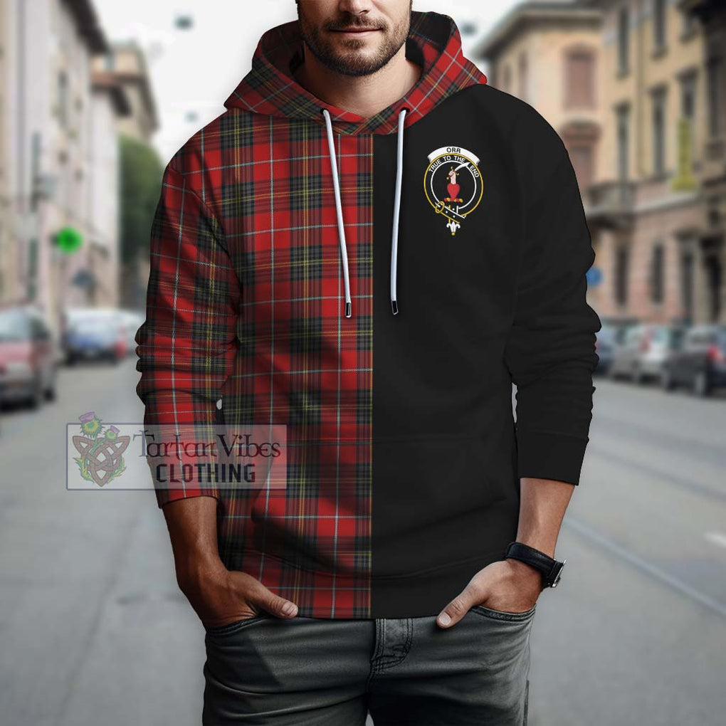 Orr Tartan Hoodie with Family Crest and Half Of Me Style Zip Hoodie - Tartanvibesclothing Shop