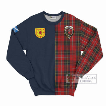 Orr Tartan Sweatshirt Alba with Scottish Lion Royal Arm Half Style