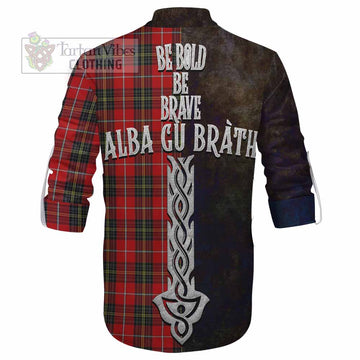 Orr Tartan Family Crest Ghillie Kilt Shirt Alba Gu Brath Be Brave Lion Ancient Style - Tartan Vibes Clothing