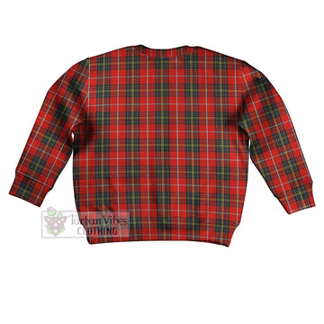 Orr Tartan Kid Ugly Sweater with Family Crest