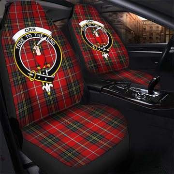 Orr Tartan Car Seat Cover with Family Crest