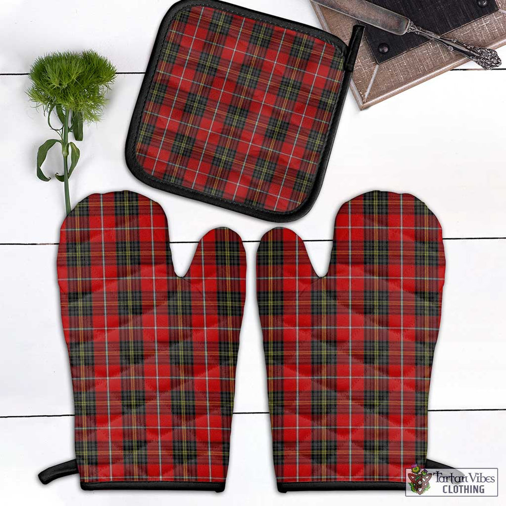 Orr Tartan Combo Oven Mitt & Pot-Holder Combo 1 Oven Mitt & 1 Pot-Holder Black - Tartan Vibes Clothing