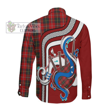 Orr Tartan Long Sleeve Button Shirt with Epic Bagpipe Style