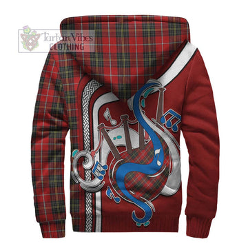 Orr Tartan Sherpa Hoodie with Epic Bagpipe Style