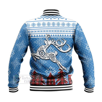 Orr Clan Christmas Baseball Jacket Celtic Reindeer Style