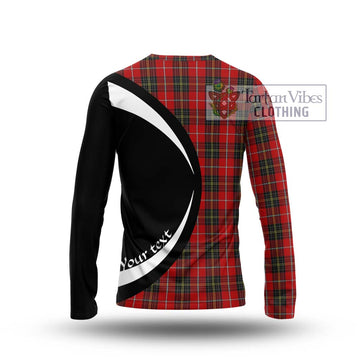 Orr Tartan Long Sleeve T-Shirt with Family Crest Circle Style