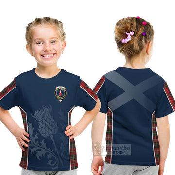 Orr Tartan Kid T-Shirt with Family Crest and Scottish Thistle Vibes Sport Style