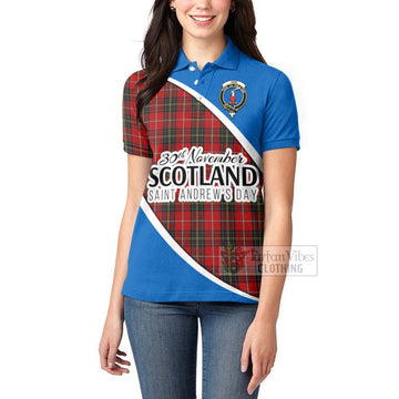 Orr Family Crest Tartan Women's Polo Shirt Celebrate Saint Andrew's Day in Style