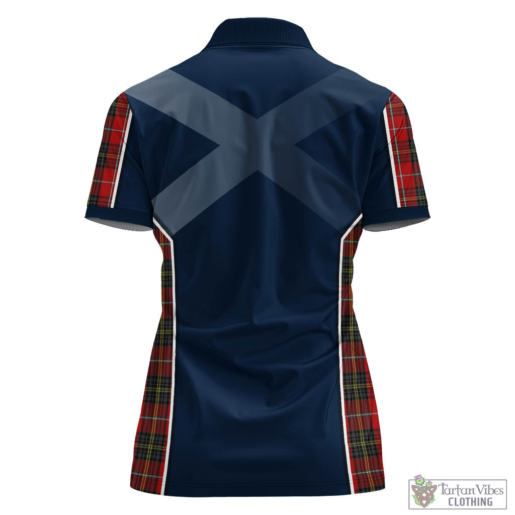 Tartan Vibes Clothing Orr Tartan Women's Polo Shirt with Family Crest and Scottish Thistle Vibes Sport Style