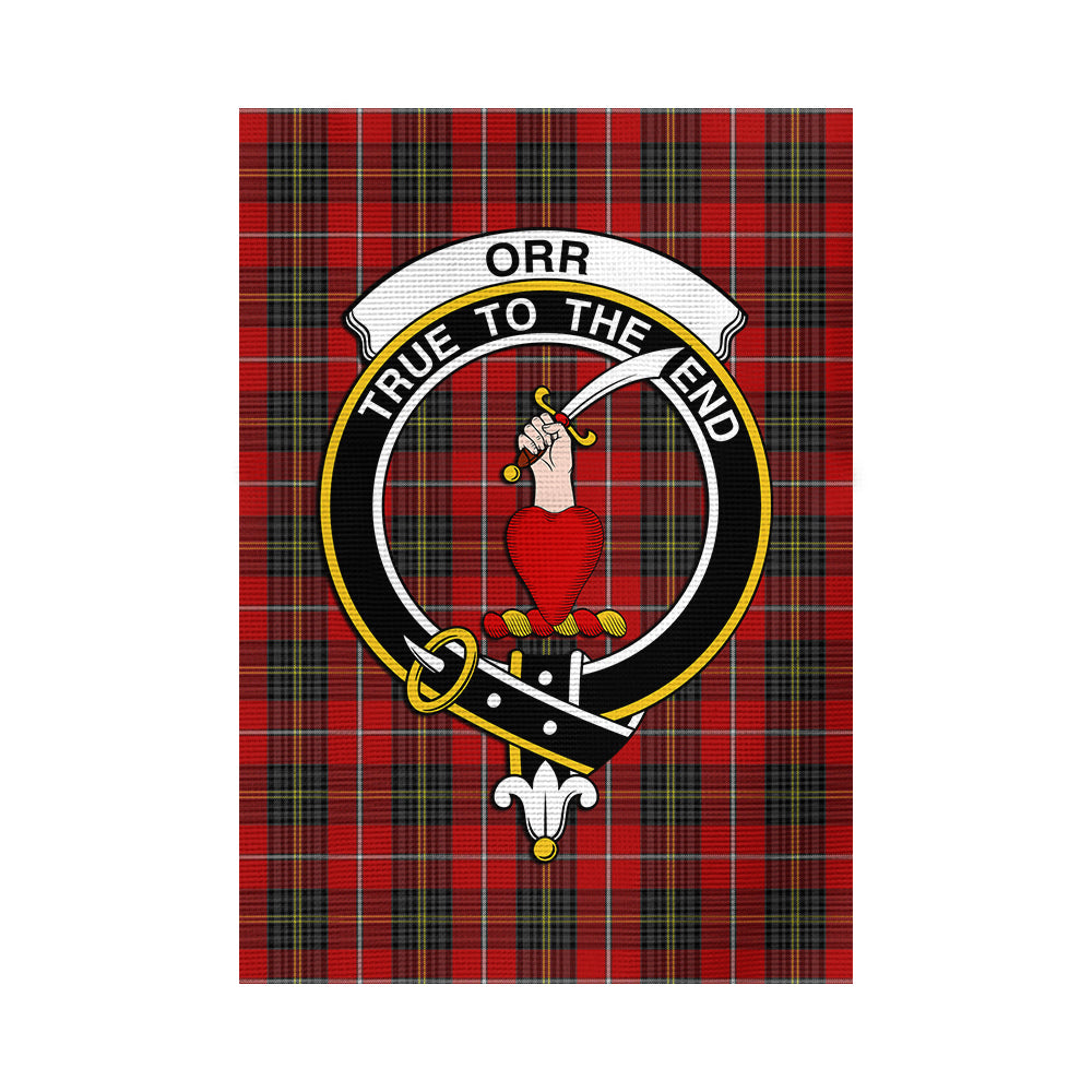 Orr Tartan Flag with Family Crest - Tartan Vibes Clothing