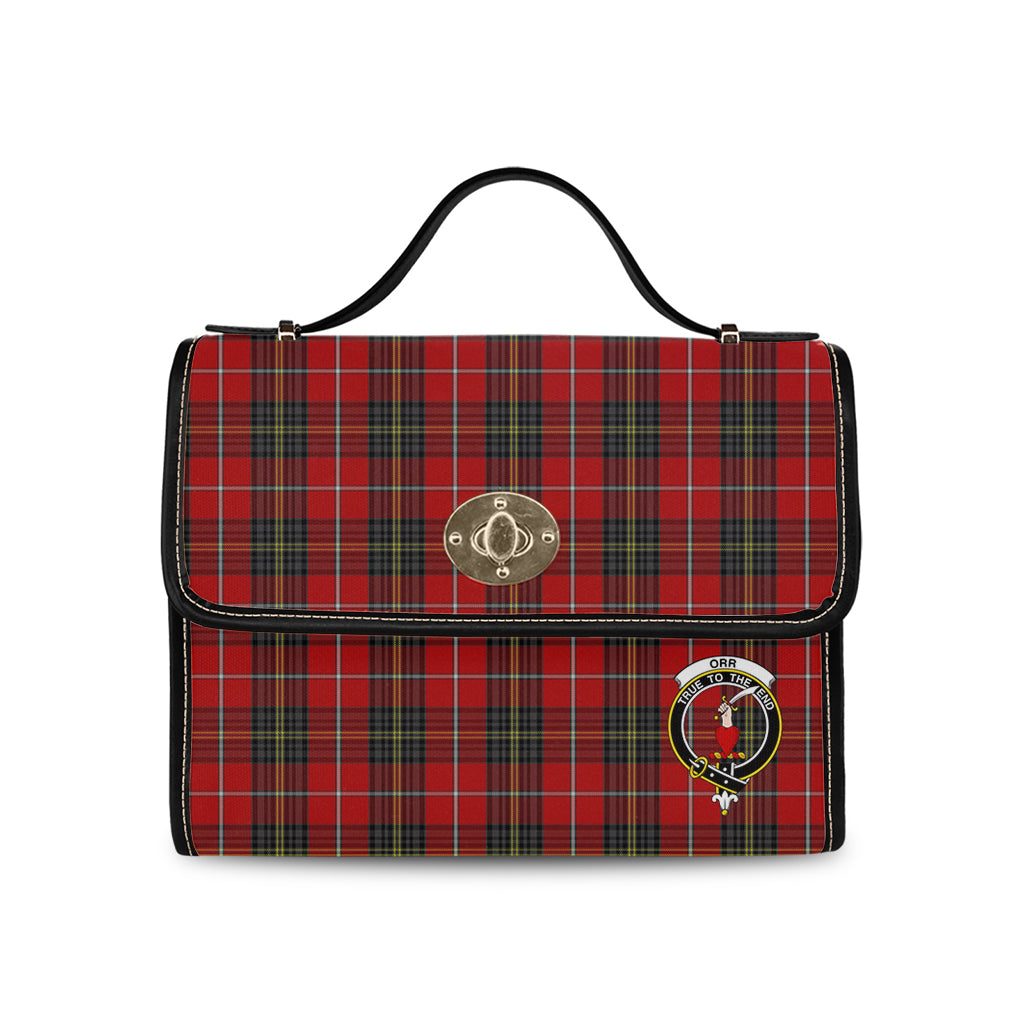 orr-tartan-leather-strap-waterproof-canvas-bag-with-family-crest