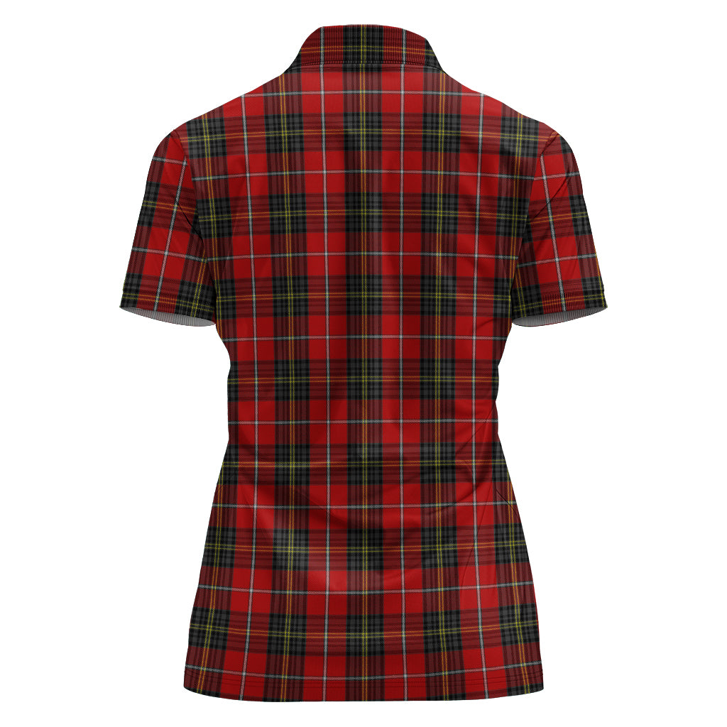 Orr Tartan Polo Shirt with Family Crest For Women - Tartan Vibes Clothing