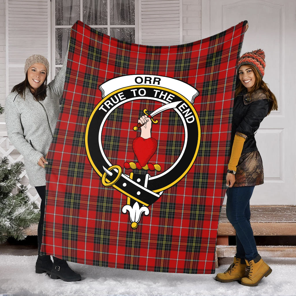 orr-tartab-blanket-with-family-crest