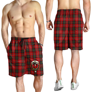 Orr Tartan Mens Shorts with Family Crest