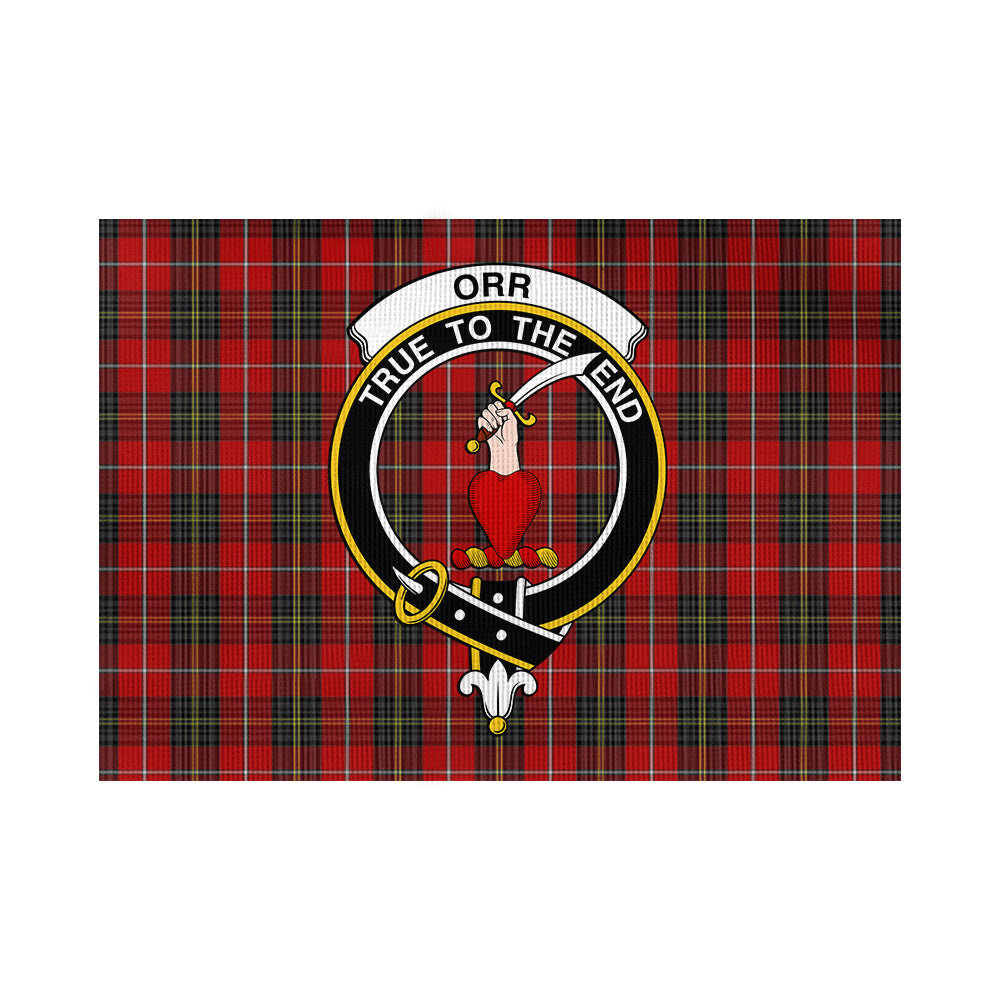 Orr Tartan Flag with Family Crest - Tartan Vibes Clothing