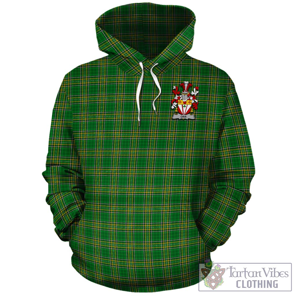 Orr Irish Clan Tartan Hoodie with Coat of Arms - Tartan Vibes Clothing