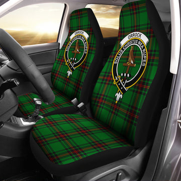 Orrock Tartan Car Seat Cover with Family Crest