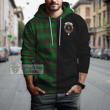 Orrock Tartan Hoodie with Family Crest and Half Of Me Style