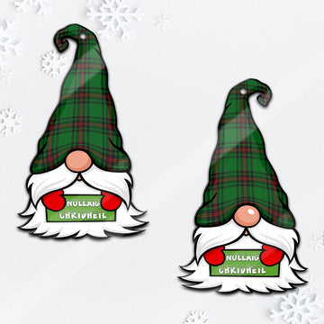 Orrock Gnome Christmas Ornament with His Tartan Christmas Hat