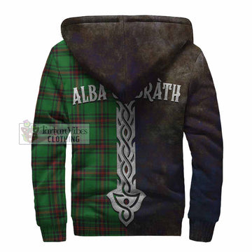 Orrock Tartan Family Crest Sherpa Hoodie Alba Gu Brath Be Brave Lion Ancient Style - Tartan Vibes Clothing