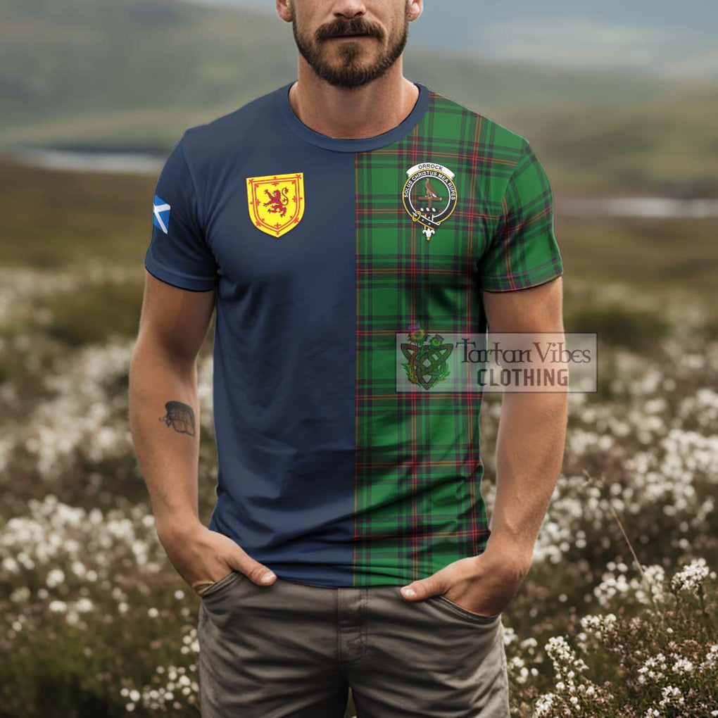 Tartan Vibes Clothing Orrock Tartan T-Shirt Alba with Scottish Lion Royal Arm Half Style