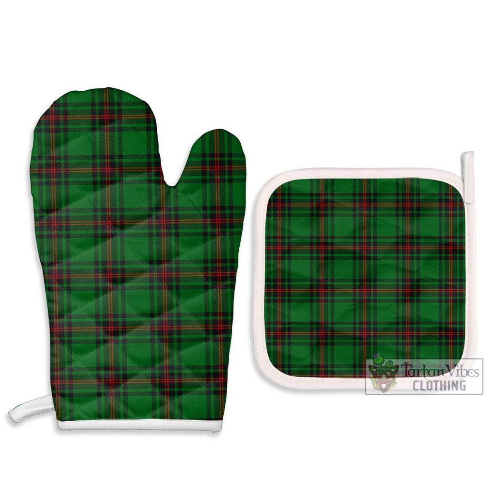 Orrock Tartan Combo Oven Mitt & Pot-Holder Combo 1 Oven Mitt & 2 Pot-Holder White - Tartan Vibes Clothing