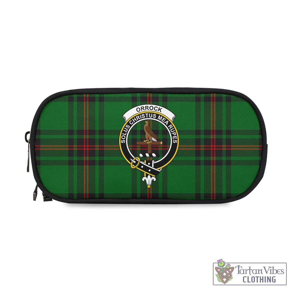 Tartan Vibes Clothing Orrock Tartan Pen and Pencil Case with Family Crest