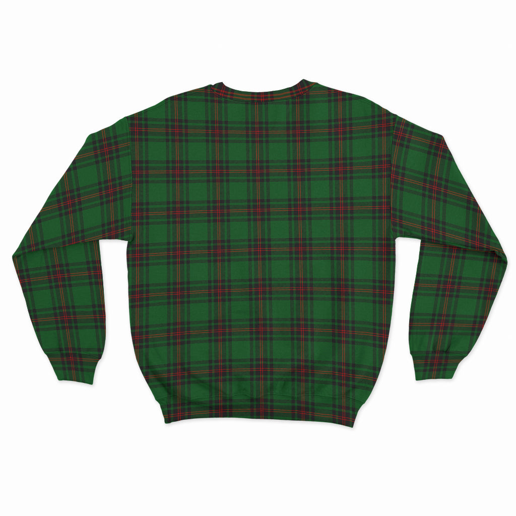 Orrock Tartan Sweatshirt with Family Crest - Tartan Vibes Clothing